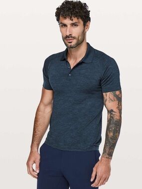 LULULEMON Metal Vent Tech Polo
Mineral Blue / Nautical Navy